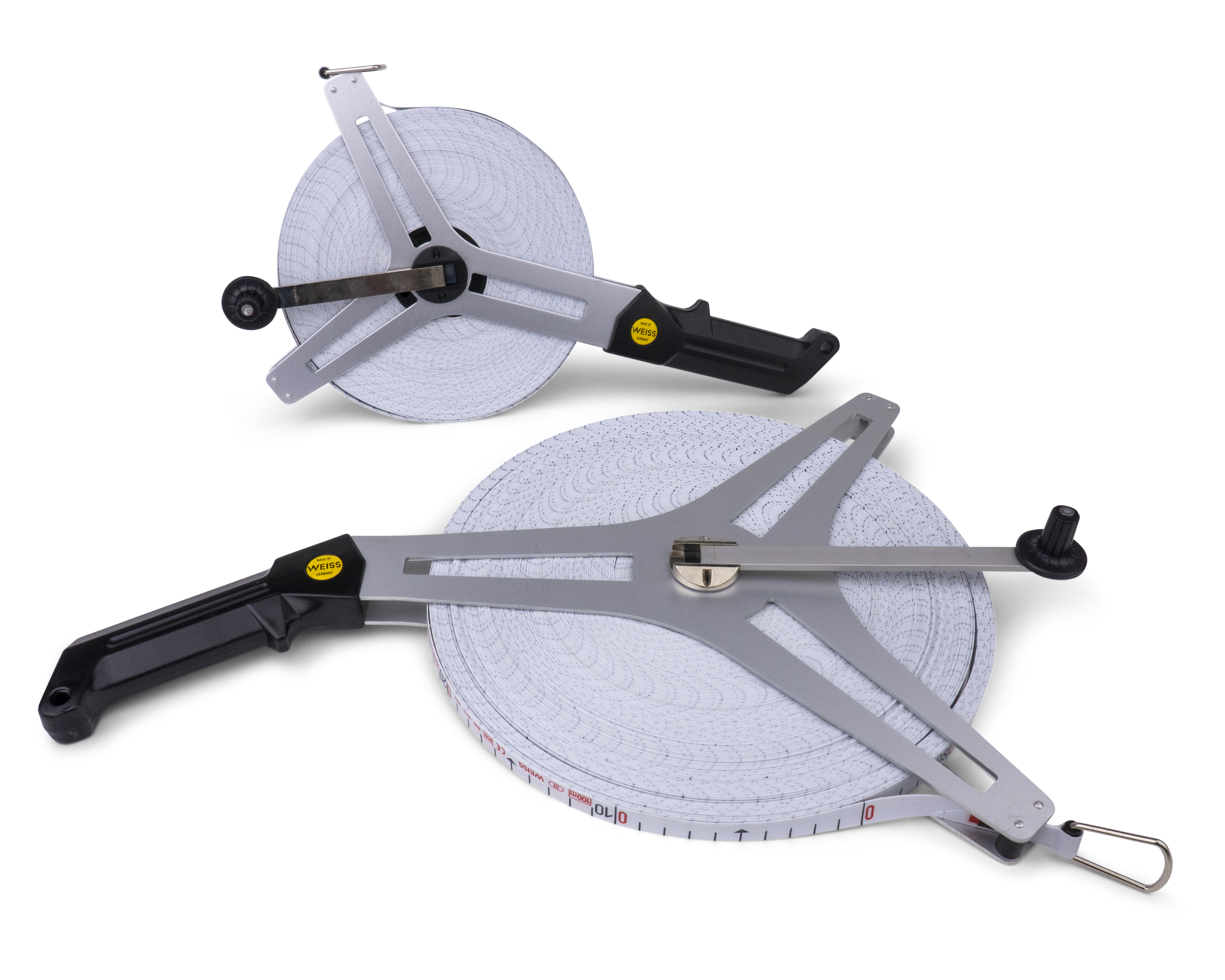 Weiss Rahmenmessband aus Glasfaser