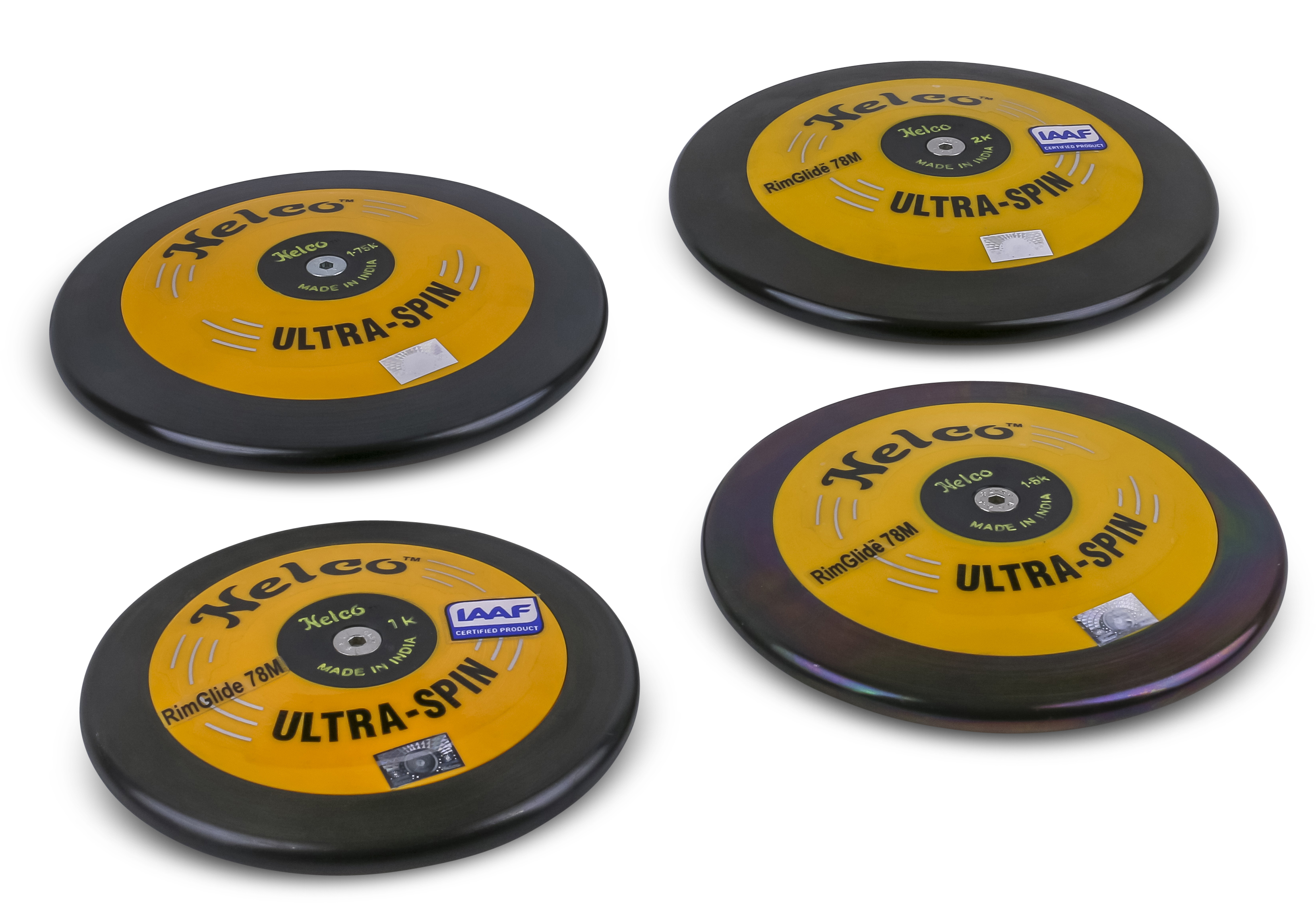 Nelco Wettkampfdiskus Ultra Spin Gold